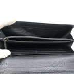 Gucci Bifold Wallet Interlocking Leather Black Gold — view 6