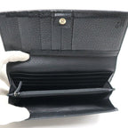 Gucci Bifold Wallet Interlocking Leather Black Gold — view 5