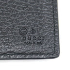 Gucci Bifold Wallet Interlocking Leather Black Gold — view 8