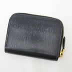 Prada Coin Case Leather Black Gold — view 2