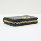 Prada Coin Case Leather Black Gold — view 3
