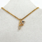 Fendi Logo Necklace Gold — view 7