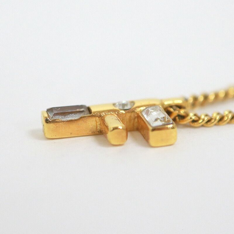 Fendi Logo Necklace Gold — view 4