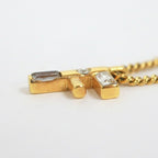 Fendi Logo Necklace Gold — view 4