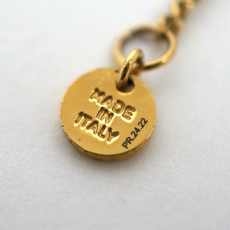 Fendi Logo Necklace Gold — view 5