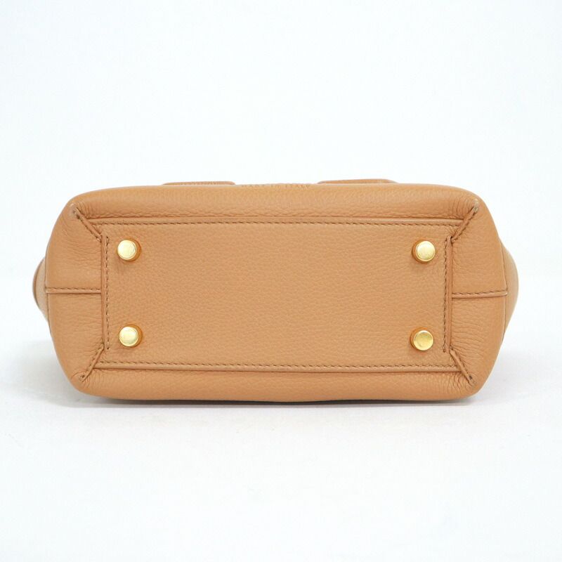 Bottega Veneta Mini Arco 2-Way Bag Leather Camel Gold — view 3
