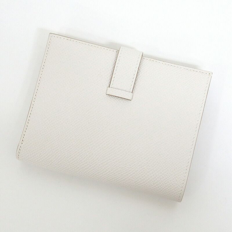 Hermes Bearn Compact Bifold Wallet Epsom Cles Gold — view 2