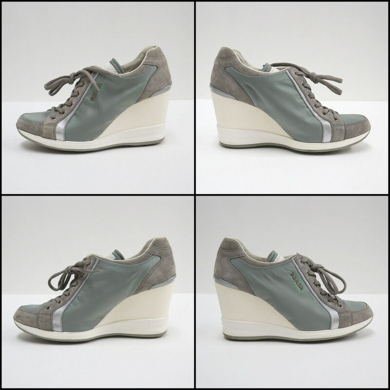 Prada Sports Sneakers Beige White 38 — view 6