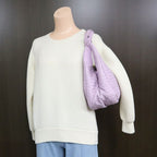 Bottega Veneta Campana Handbag Intrecciato Leather Purple — view 9