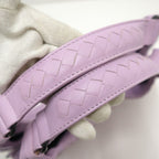 Bottega Veneta Campana Handbag Intrecciato Leather Purple — view 6