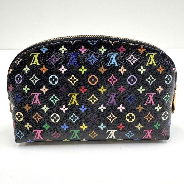 Louis Vuitton Pochette Cosmetics Monogram Multicolor Noir Black Grenade Shoulder Bag Grunade — view 2