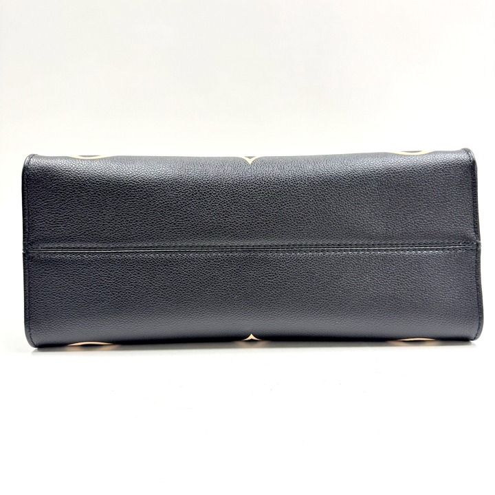 Louis Vuitton On The Go MM 2-Way Handbag Monogram Black Beige — view 3