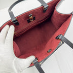 Louis Vuitton On The Go MM 2-Way Handbag Monogram Black Beige — view 8