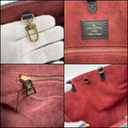 Louis Vuitton On The Go MM 2-Way Handbag Monogram Black Beige — view 9