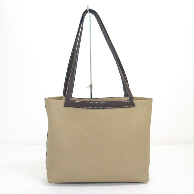 Hermes Cavasserie 31 Taurillon Clemence Beige Marfa Macassar Handbag — view 3