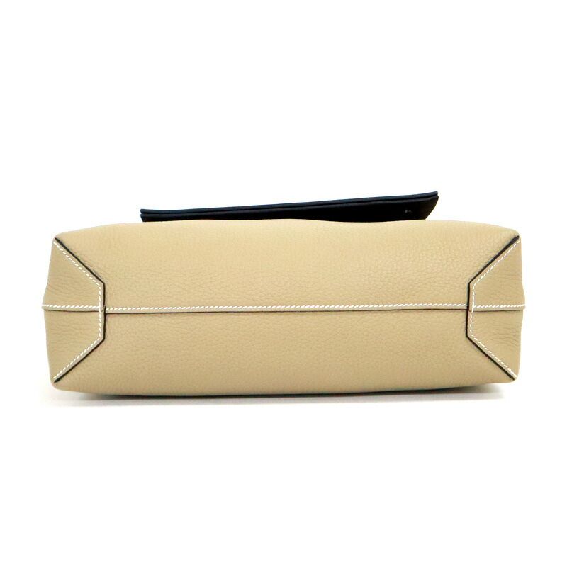Hermes Cavasserie 31 Taurillon Clemence Beige Marfa Macassar Handbag — view 5