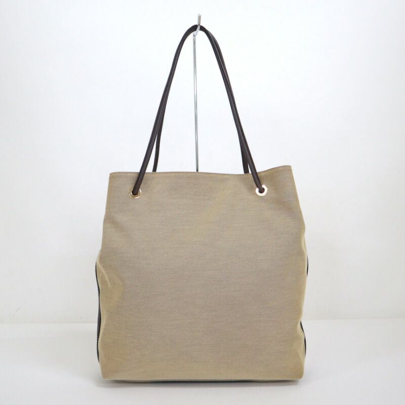 Gucci Shoulder Bag Canvas Beige Brown — view 2
