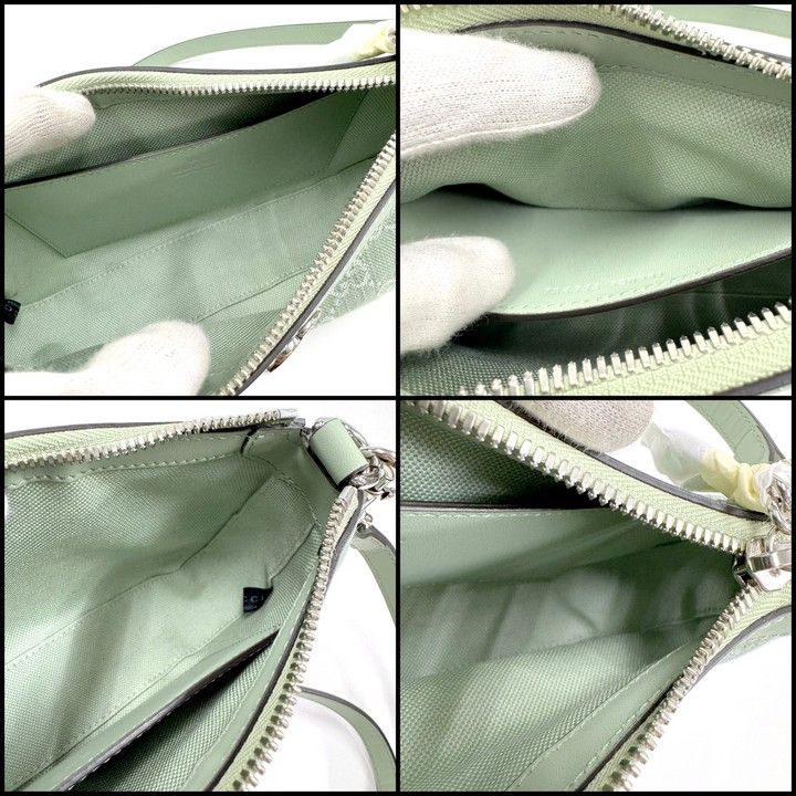 Gucci Ophidia Small Shoulder Bag Double GG Supreme Pearl Green Pale — view 7