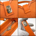 Gucci Moonside Mini Shoulder Bag GG Canvas Orange — view 7