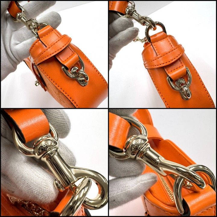 Gucci Moonside Mini Shoulder Bag GG Canvas Orange — view 5