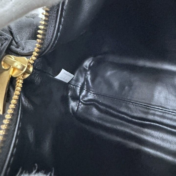 Bottega Veneta Mini Wallace Shoulder Bag Intrecciato Leather Black — view 8