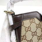 Gucci Mini Bucket Shoulder Bag GG Canvas Leather Sherry — view 5