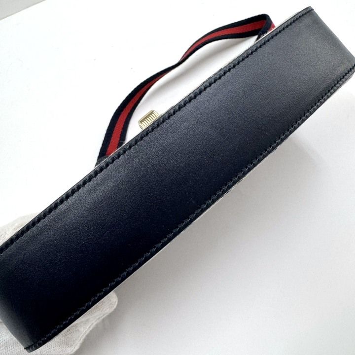 Gucci Moonside Mini Shoulder Bag GG Canvas Leather Sherry — view 4