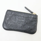 Gucci Coin Case GG Emblem Grain Leather Black — view 2