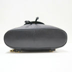Chanel Backpack CC Logo Caviar Leather Black Gold — view 4