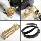Louis Vuitton Mini Bum Bag 2-Way Chain Empreinte Noir Black — view 7