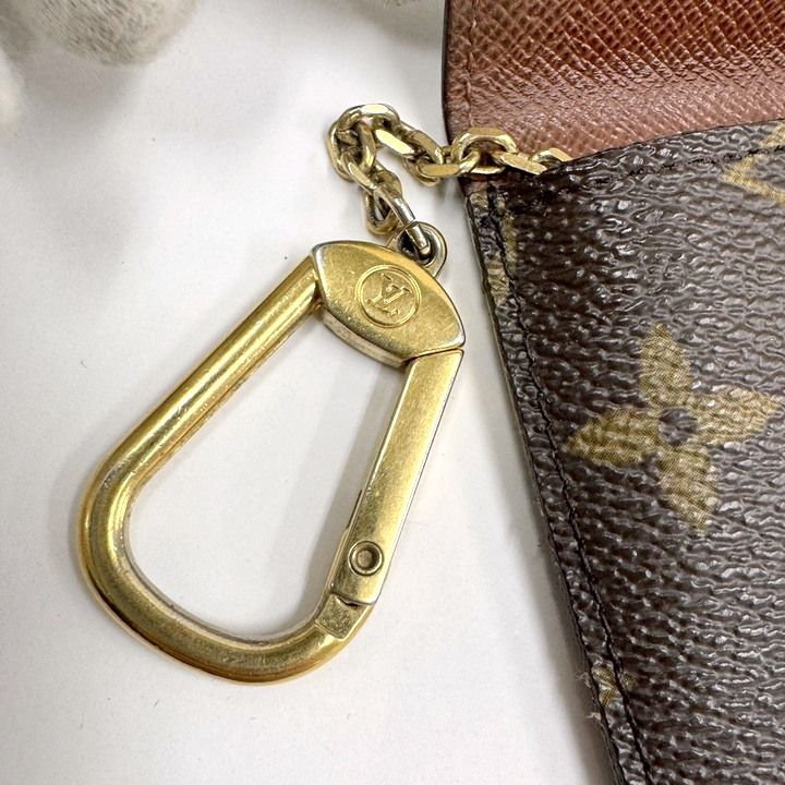Louis Vuitton Multicles Lava Coin Case Monogram Brown Gold — view 5