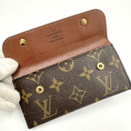 Louis Vuitton Multicles Lava Coin Case Monogram Brown Gold — view 4