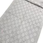Gucci Shawl GG Pattern Gray Wool 08.338.986 — view 5