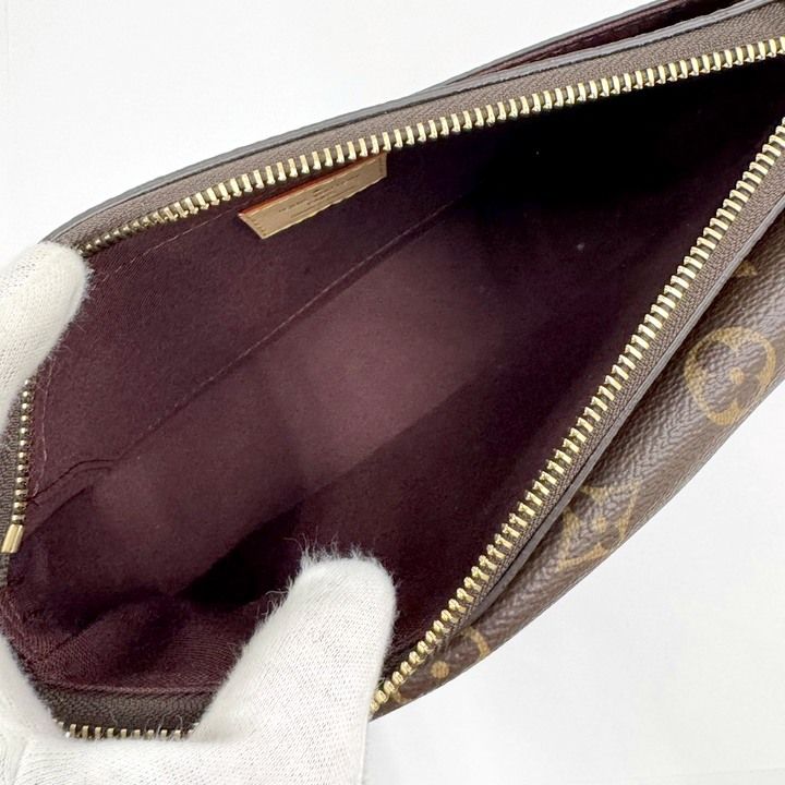 Louis Vuitton Viva-Cite 2-Way Shoulder Bag Monogram Brown Gold — view 7