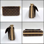 Louis Vuitton Viva-Cite 2-Way Shoulder Bag Monogram Brown Gold — view 2