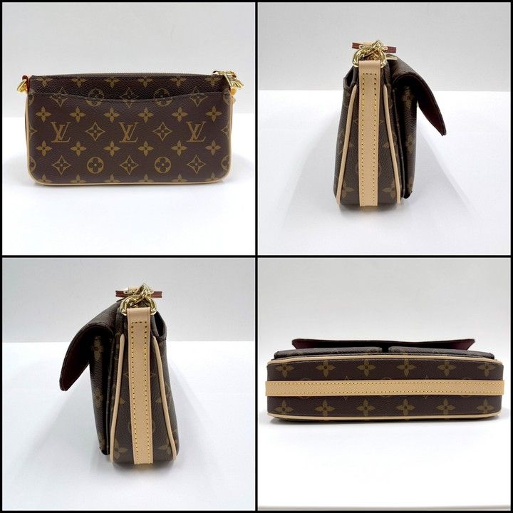 Louis Vuitton Viva-Cite 2-Way Shoulder Bag Monogram Brown Gold — view 2