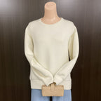 Chanel Quilted Mini Pouch Handbag Lambskin Beige Gold — view 9