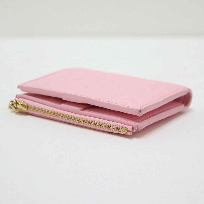 Louis Vuitton Portefeuille Lisa Monogram Empreinte Cotton Candy Pink — view 3
