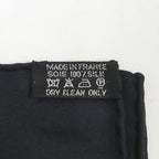 Hermes Carre 90 Fleurs de Fuchsia Black Pink Silk Scarf X — view 5