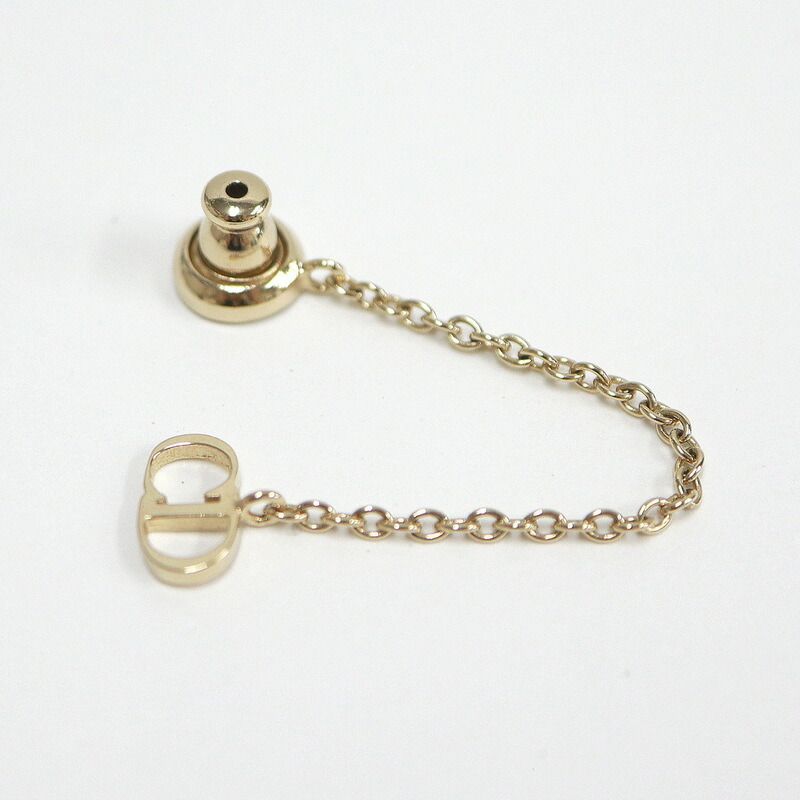 Dior Swing Earrings CD Logo Star Costume Pearl Gold Plated X Milky White — view 3