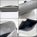 Louis Vuitton Duo Messenger Monogram Shadow Gray Black — view 4