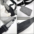 Louis Vuitton Duo Messenger Monogram Shadow Gray Black — view 7