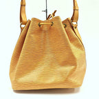 Louis Vuitton Petit Noe Shoulder Bag Epi Tassili Yellow — view 3
