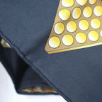 Hermes Carre 90 Chiefs' Gold L'Or Des Chefs Black Silk Scarf X — view 4