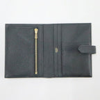 Hermes Bearn Compact Bifold Wallet Epsom Black Gold — view 4