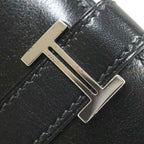 Hermes Bearn Compact Bifold Wallet Buffalo Gala Noir Black Silver — view 8