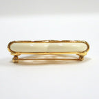 Chanel Heart Brooch CC Gold Plated Beige — view 5