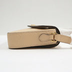 Gucci Super Mini Shoulder Bag Big GG Leather Beige Gold — view 2