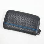 Bottega Veneta Wallet Intrecciato Black Leather — view 2