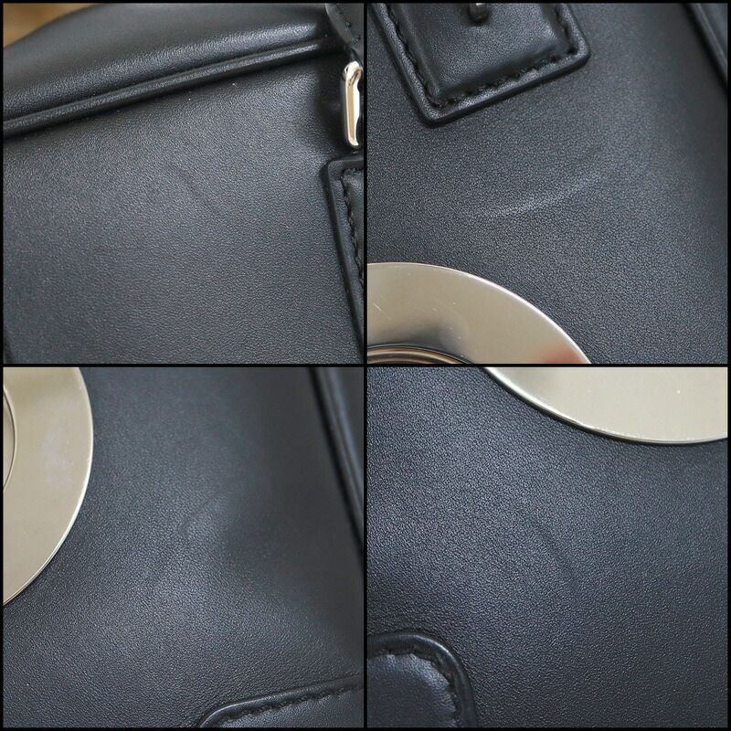 Loewe Amazona 15 Sink Hole 2-Way Shoulder Bag Leather Black — view 7